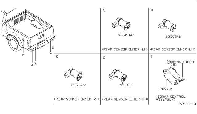 2015 Nissan Frontier Electrical Unit Diagram 4