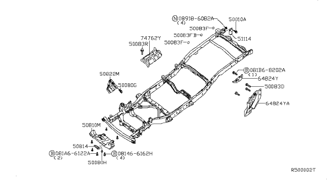 2006 Nissan Frontier Frame Diagram 8