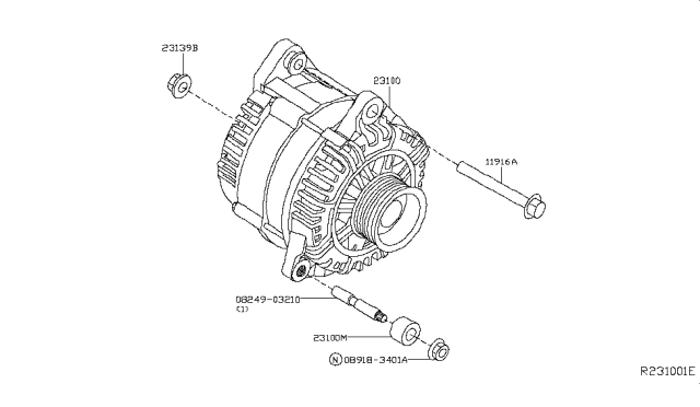 2006 Nissan Frontier Alternator Diagram 2