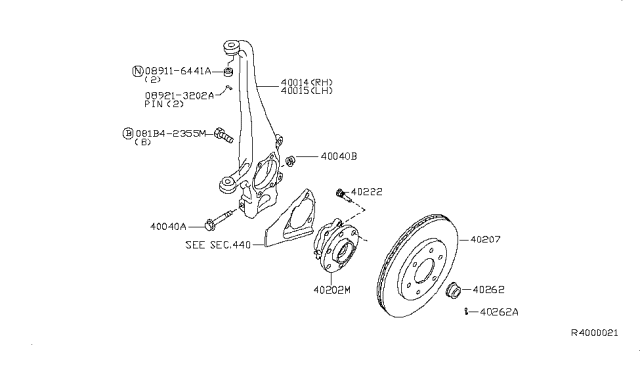 2010 Nissan Frontier Front Axle Diagram