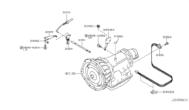 2007 Nissan Frontier Control Switch & System Diagram 1