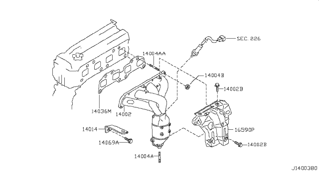 2016 Nissan Frontier Manifold Diagram 2