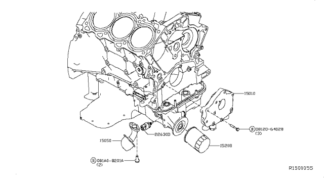 2019 Nissan Frontier Lubricating System Diagram 2