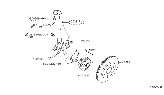 2018 Nissan Frontier Front Axle Diagram 1