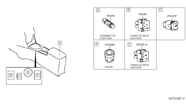 2017 Nissan Rogue Hybrid Switch Diagram 2
