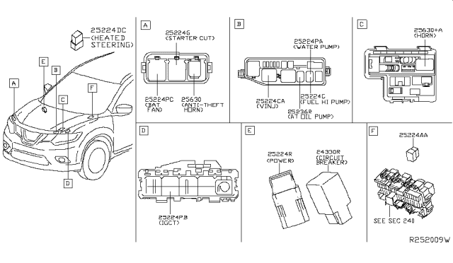 2017 Nissan Rogue Hybrid Relay Diagram 1