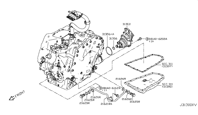 2017 Nissan Rogue Engine Oil Pump Diagram 1