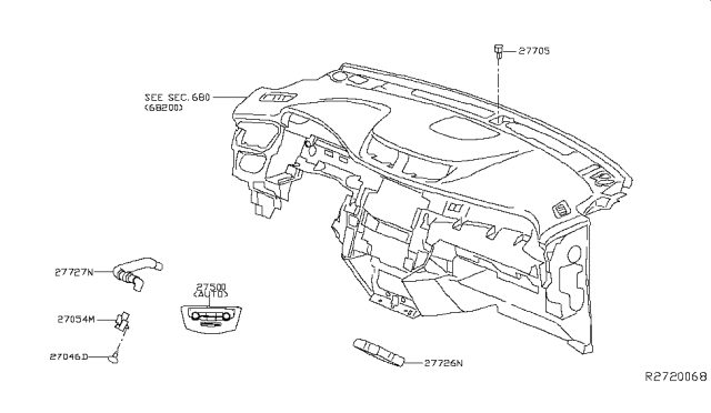 2018 Nissan Rogue Control Unit Diagram