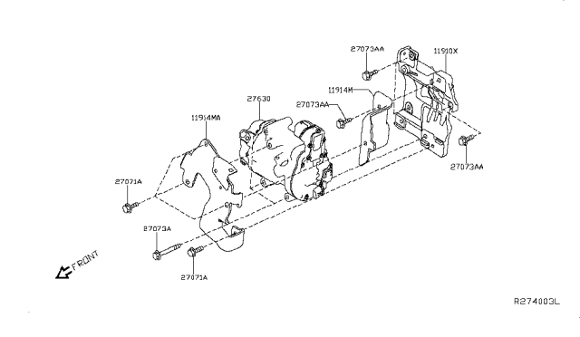 2019 Nissan Rogue Compressor Diagram