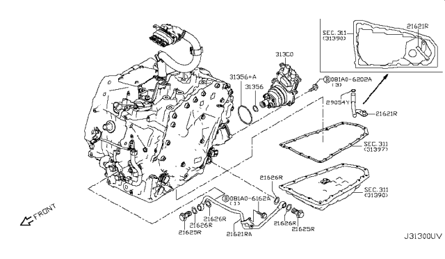 2018 Nissan Rogue Hybrid Engine Oil Pump Diagram 1