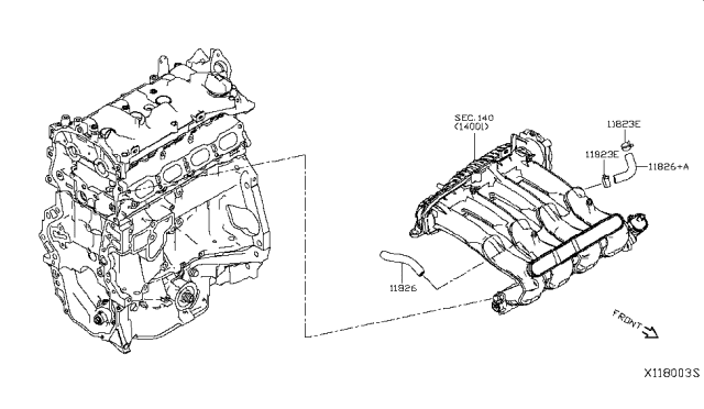 2019 Nissan Rogue Hybrid Crankcase Ventilation Diagram 1