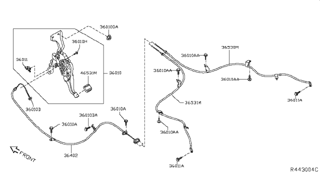 2017 Nissan Rogue Hybrid Parking Brake Control Diagram