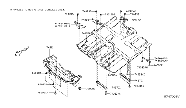 2013 Nissan Altima Floor Fitting Diagram 2