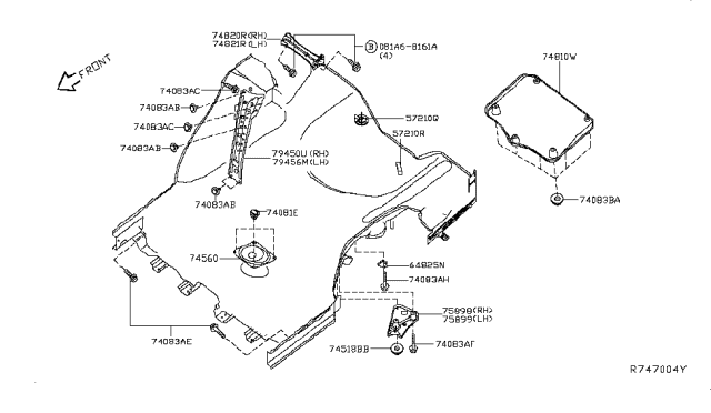 2014 Nissan Altima Floor Fitting Diagram 5