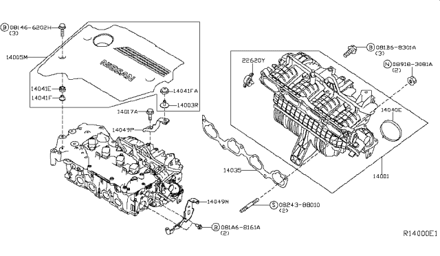 2018 Nissan Altima Manifold Diagram 5