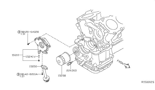 2018 Nissan Altima Lubricating System Diagram 3