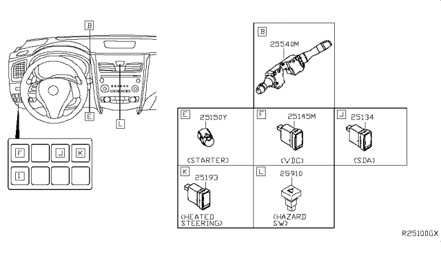 2017 Nissan Altima Switch Diagram 4