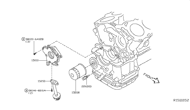 2018 Nissan Altima Lubricating System Diagram 2