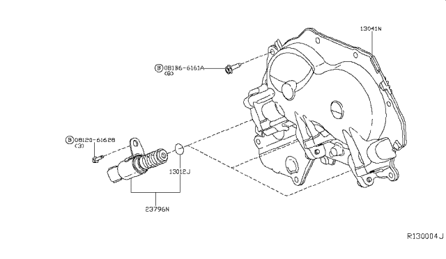 2018 Nissan Altima Camshaft & Valve Mechanism Diagram 4