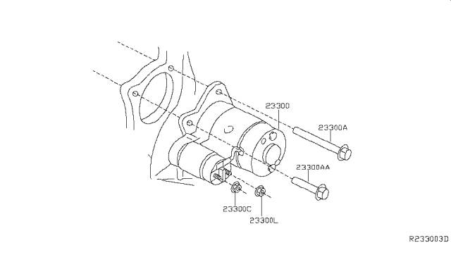 2013 Nissan Altima Starter Motor Diagram 1