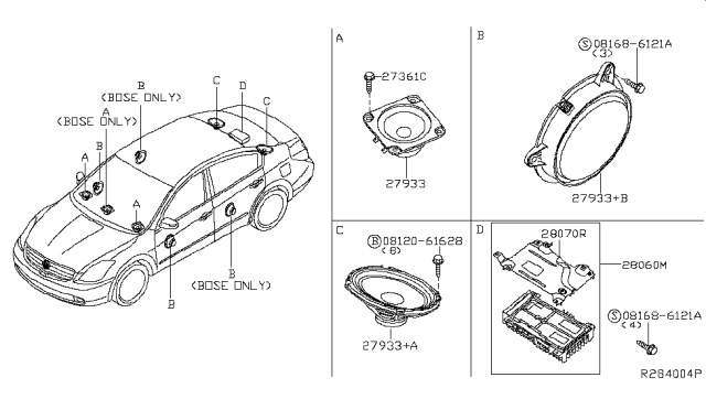 2017 Nissan Altima Speaker Diagram