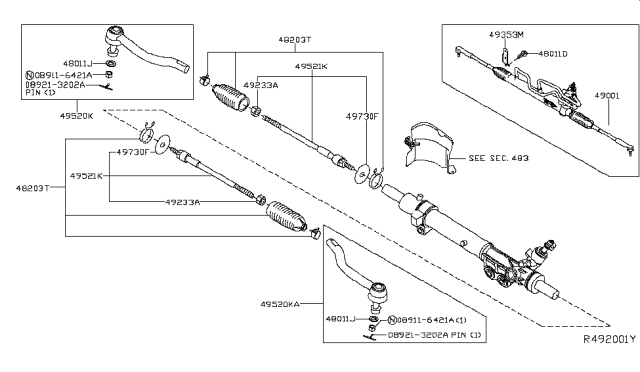 2014 Nissan Altima Power Steering Gear Diagram