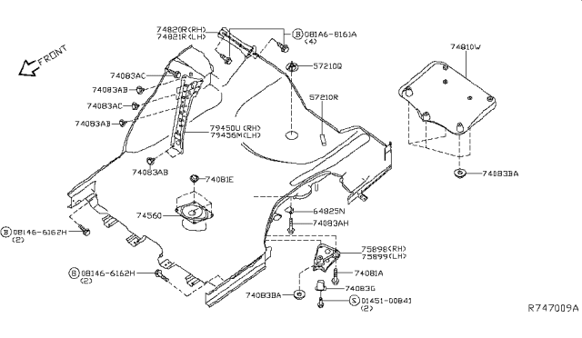 2018 Nissan Altima Floor Fitting Diagram 7