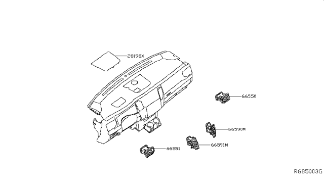 2018 Nissan Titan Ventilator Diagram