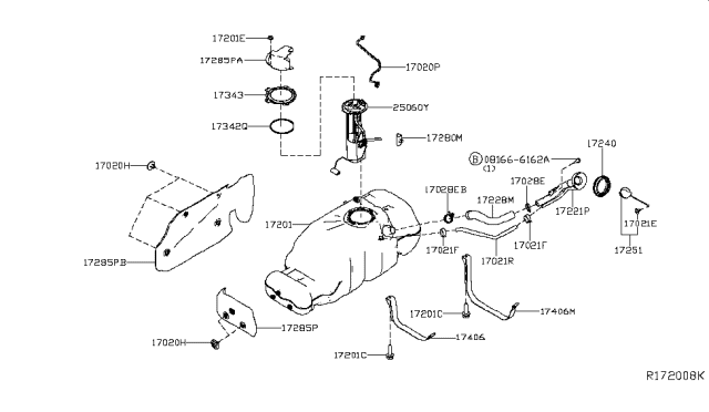 2018 Nissan Titan Fuel Tank Diagram 1