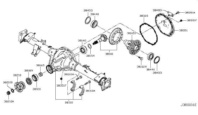 2016 Nissan Titan Rear Final Drive Diagram 5