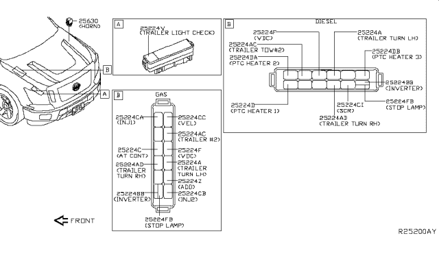 2018 Nissan Titan Relay Diagram 1