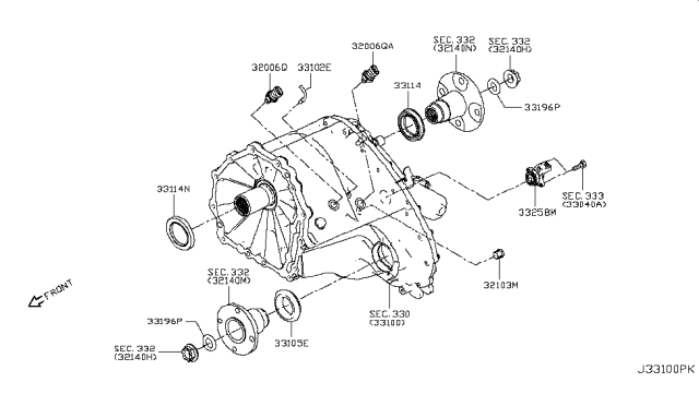 2018 Nissan Titan Transfer Case Diagram 2