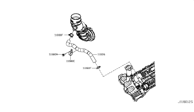 2017 Nissan Titan Crankcase Ventilation Diagram 1