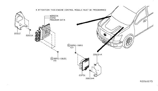 2016 Nissan Titan Engine Control Module Diagram 1