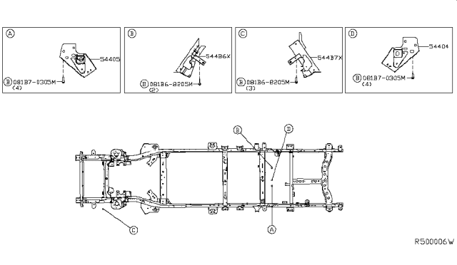 2017 Nissan Titan Frame Diagram 3