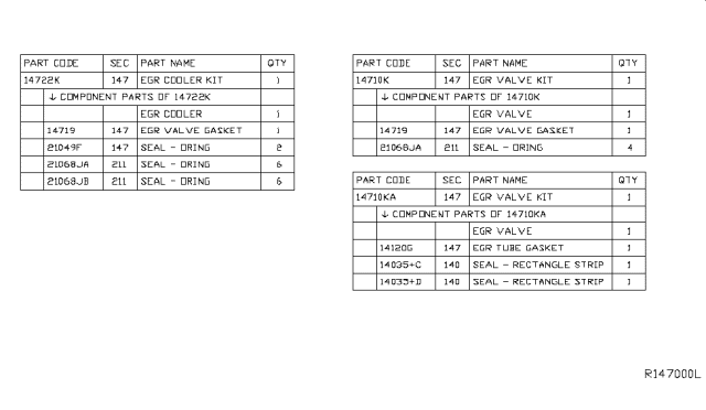 2019 Nissan Titan EGR Parts Diagram 2