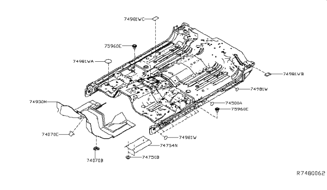 2016 Nissan Titan Floor Fitting Diagram 3