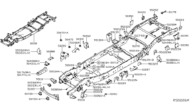 2016 Nissan Titan Frame Diagram 3