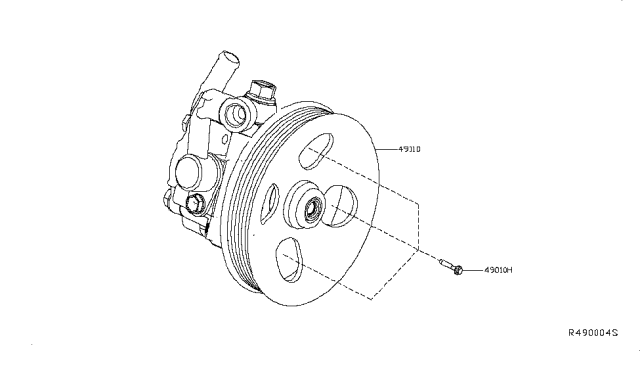 2017 Nissan Titan Power Steering Pump Diagram 2