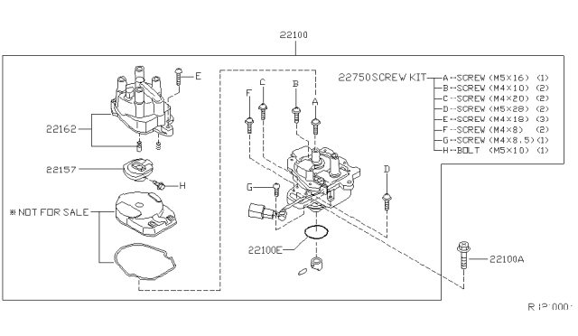 1998 Nissan Altima Distributor & Ignition Timing Sensor Diagram