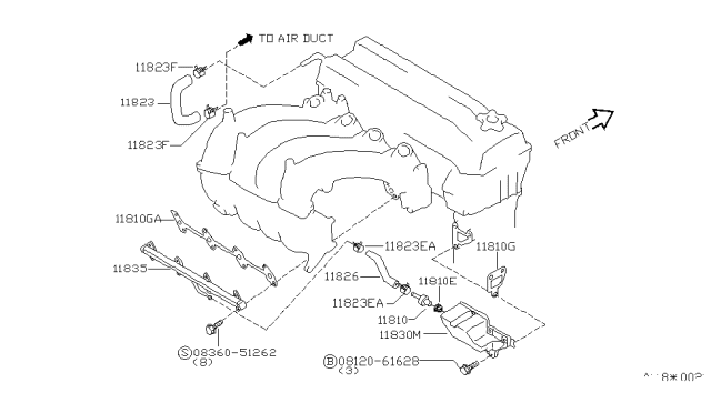 2001 Nissan Altima Crankcase Ventilation Diagram