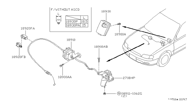 2001 Nissan Altima Auto Speed Control Device Diagram