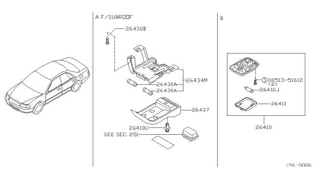 1999 Nissan Altima Room Lamp Diagram 2