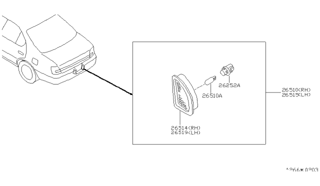 2000 Nissan Altima Licence Plate Lamp Diagram