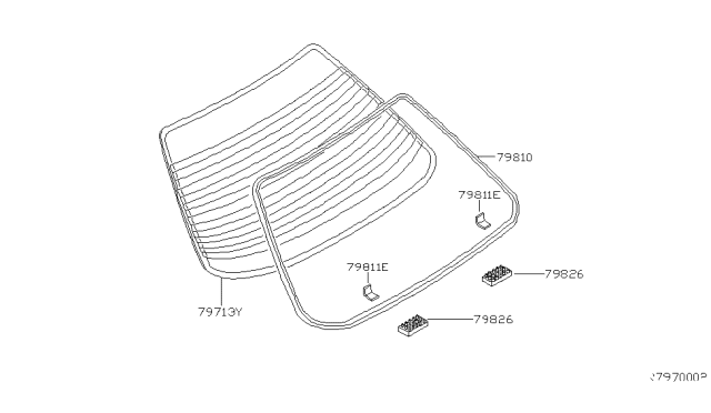 2001 Nissan Altima Rear Window Diagram