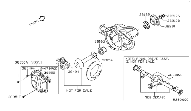 2007 Nissan Titan Rear Final Drive Diagram 3