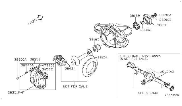 2006 Nissan Titan Rear Final Drive Diagram 2