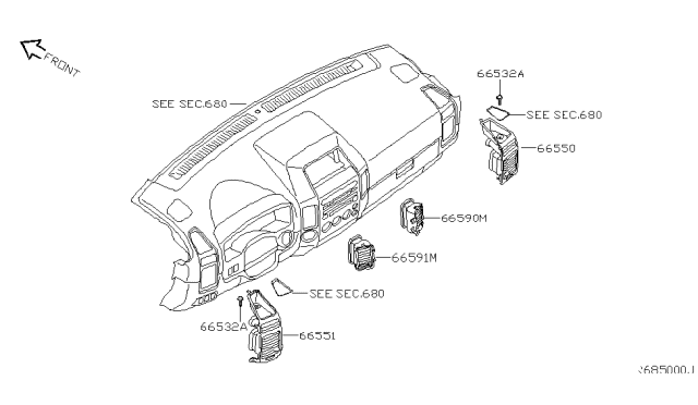 2008 Nissan Titan Ventilator Diagram