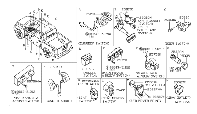 2014 Nissan Titan Switch Diagram 1