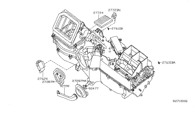 2008 Nissan Titan Cooling Unit Diagram